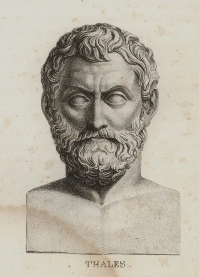 Bust of Thales, unknown author